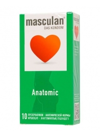 Презервативы анатомической формы Masculan Anatomic - 10 шт. - Masculan - купить с доставкой в Ногинске