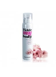 Массажная хрустящая пенка Tickle My Body Cherry Blossom с ароматом вишневого цвета - 150 мл. - Love to Love - купить с доставкой в Ногинске