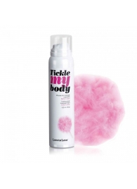 Массажная хрустящая пенка Tickle My Body Cotton Candy с ароматом сладкой ваты - 150 мл. - Love to Love - купить с доставкой в Ногинске