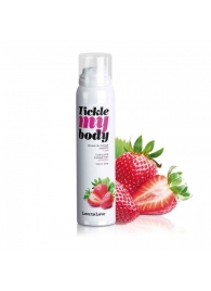 Массажная хрустящая пенка Tickle My Body Strawberry с ароматом клубники - 150 мл. - Love to Love - купить с доставкой в Ногинске