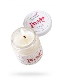 Массажная свеча Tobacco Vanilla - 35 мл. - Pecado - купить с доставкой в Ногинске