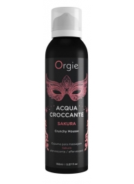 Хрустящая пенка для массажа Orgie Acqua Croccante Sakura с ароматом сакуры - 150 мл. - ORGIE - купить с доставкой в Ногинске
