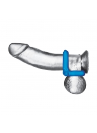 Комплект из 2 эрекционных колец-восьмерок 2-Pack Duo Cock And Ball Stamina Enhancement Ring - BlueLine - в Ногинске купить с доставкой