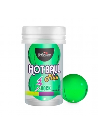 Лубрикант на силиконовой основе Hot Ball Plus с покалывающим эффектом (2 шарика по 3 гр.) - HotFlowers - купить с доставкой в Ногинске