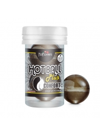 Анальный лубрикант на масляной основе Hot Ball Plus Conforto (2 шарика по 3 гр.) - HotFlowers - купить с доставкой в Ногинске