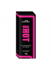 Гель для оральных ласк Oral Hot с согревающим эффектом - 15 гр. - HotFlowers - купить с доставкой в Ногинске