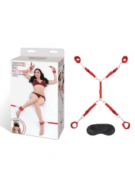 Красная фиксация на матрас Classic Bedspreader - Lux Fetish - купить с доставкой в Ногинске