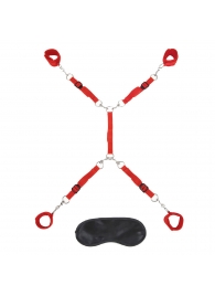 Красная фиксация на матрас Classic Bedspreader - Lux Fetish - купить с доставкой в Ногинске