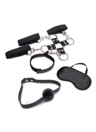 Набор для фиксации из 7 предметов Hogtie   Ball Gag Kit - Lux Fetish - купить с доставкой в Ногинске