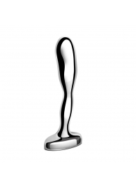 Стальной стимулятор простаты Stainless Steel Prostate Plug - 11,5 см. - b-Vibe - в Ногинске купить с доставкой