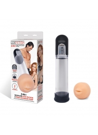 Автоматическая вакуумная помпа-мастурбатор Blowjob Auto Sucker Penis Enlarger Pump - Lux Fetish - в Ногинске купить с доставкой