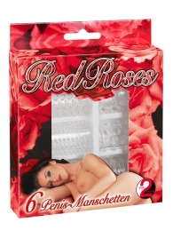 Набор из 6 насадок с шипиками Red Roses - Orion - в Ногинске купить с доставкой