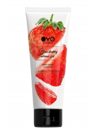 Лубрикант на водной основе OYO Aroma Gel Strawberry с ароматом клубники - 75 мл. - OYO - купить с доставкой в Ногинске