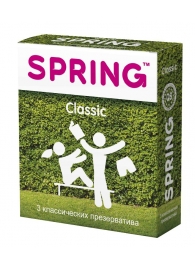 Классические презервативы SPRING CLASSIC - 3 шт. - SPRING - купить с доставкой в Ногинске