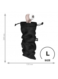 Черный мешочек для хранения игрушек Treasure Bag L - Satisfyer - купить с доставкой в Ногинске