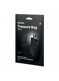 Черный мешочек для хранения игрушек Treasure Bag L - Satisfyer - купить с доставкой в Ногинске