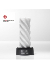 Белый 3D мастурбатор SPIRAL - Tenga - в Ногинске купить с доставкой