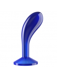 Синяя анальная втулка Flawless Clear Prostate Plug 6.0 - 15 см. - Lovetoy - в Ногинске купить с доставкой
