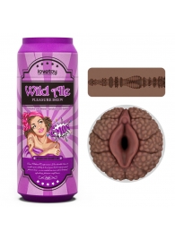 Коричневый мастурбатор-вагина Pleasure Brew Masturbator-Wild Ale в банке - Lovetoy - в Ногинске купить с доставкой