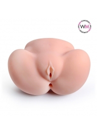 Реалистичный мастурбатор с двумя функциональными отверстиями - Erowoman-Eroman - в Ногинске купить с доставкой
