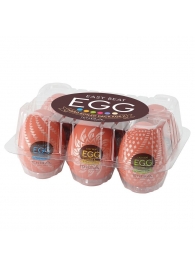 Набор из 6 мастурбаторов-яиц Tenga Egg Variety Pack V - Tenga - в Ногинске купить с доставкой