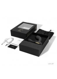 Чёрный перезаряжаемый стимулятор простаты Bruno Black - Lelo - в Ногинске купить с доставкой