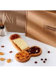 Деревянное блюдо для подачи в форме члена (32,5 х 20 х 1,7 см) - Сима-Ленд - купить с доставкой в Ногинске