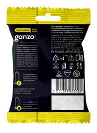 Ультратонкие презервативы Ganzo Ultra thin в мягкой упаковке - 3 шт. - Ganzo - купить с доставкой в Ногинске
