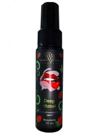 Спрей для горла Deep Throat с десенсибилизирующим эффектом и вкусом клубники - 50 мл. - БиоМед - купить с доставкой в Ногинске