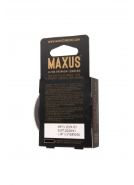 Ультратонкие презервативы MAXUS AIR Ultra Thin - 3 шт. - Maxus - купить с доставкой в Ногинске
