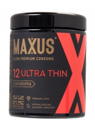 Ультратонкие презервативы MAXUS Ultra Thin - 12 шт. - Maxus - купить с доставкой в Ногинске