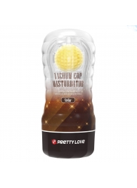 Прозрачный текстурированный мастурбатор Vacuum Cup Masturbator Stellar - Baile - в Ногинске купить с доставкой