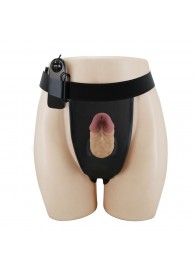 Полый вибрострапон на регулируемых трусиках Draven - 17,5 см. - Baile - купить с доставкой в Ногинске