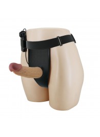 Полый вибрострапон на регулируемых трусиках Draven - 17,5 см. - Baile - купить с доставкой в Ногинске