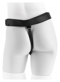 Страпон на виниловых трусиках Strap-on Harness Cock - 17,8 см. - Pipedream - купить с доставкой в Ногинске