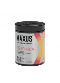 Анатомические презервативы MAXUS Sensual - 15 шт. - Maxus - купить с доставкой в Ногинске