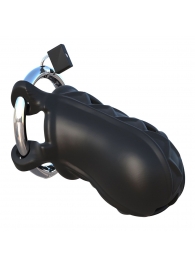 Черный замок верности Extreme Silicone Cock Blocker - Pipedream - купить с доставкой в Ногинске