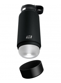 Черный мастурбатор в виде бутылки Fap Flask - Pipedream - в Ногинске купить с доставкой