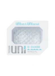 Прозрачный мастурбатор-стимулятор Tenga Uni Diamond - Tenga - в Ногинске купить с доставкой