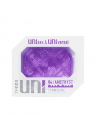 Фиолетовый мастурбатор-стимулятор Tenga Uni Amethyst - Tenga - в Ногинске купить с доставкой