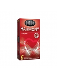 Гладкие презервативы Domino Harmony - 6 шт. - Domino - купить с доставкой в Ногинске