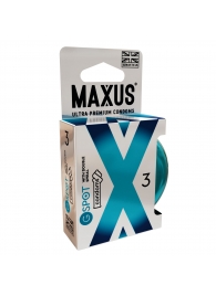 Презервативы Maxus G spot с двойной спиралью - 3 шт. - Maxus - купить с доставкой в Ногинске