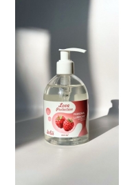 Лубрикант на водной основе Love Protection Raspberry с ароматом малины - 300 мл. - Lola Games - купить с доставкой в Ногинске