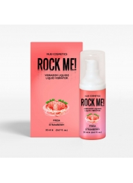 Жидкий вибратор Nuei Rock Me! с ароматом клубники - 20 мл. - Nuei cosmetics - купить с доставкой в Ногинске
