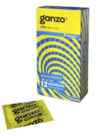 Классические презервативы с обильной смазкой Ganzo Classic - 12 шт. - Ganzo - купить с доставкой в Ногинске