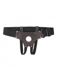 Трусики для страпона коричневого цвета - БДСМ Арсенал - купить с доставкой в Ногинске