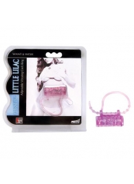 Эрекционное кольцо с вибратором LITTLE LILAC - Dream Toys - в Ногинске купить с доставкой