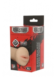 Нежный мастурбатор-ротик REALSTUFF 5INCH MASTURBATOR BJ - Dream Toys - в Ногинске купить с доставкой