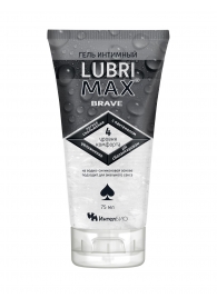 Водно-силиконовый интимный гель-смазка Lubrimax Brave - 75 мл. - ИнтелБИО - купить с доставкой в Ногинске