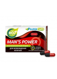 Возбуждающее средство Man’s power - 10 капсул (+1 в подарок) - SuperCaps - купить с доставкой в Ногинске